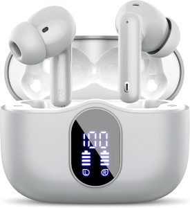 Btootos Hi-Fi Deep Bass Ear Buds in-Ear Headphones, Graphite Gray