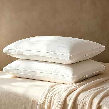 Calvin Klein Luxury Hotel Pillows King Size Set of 2 Medium Soft