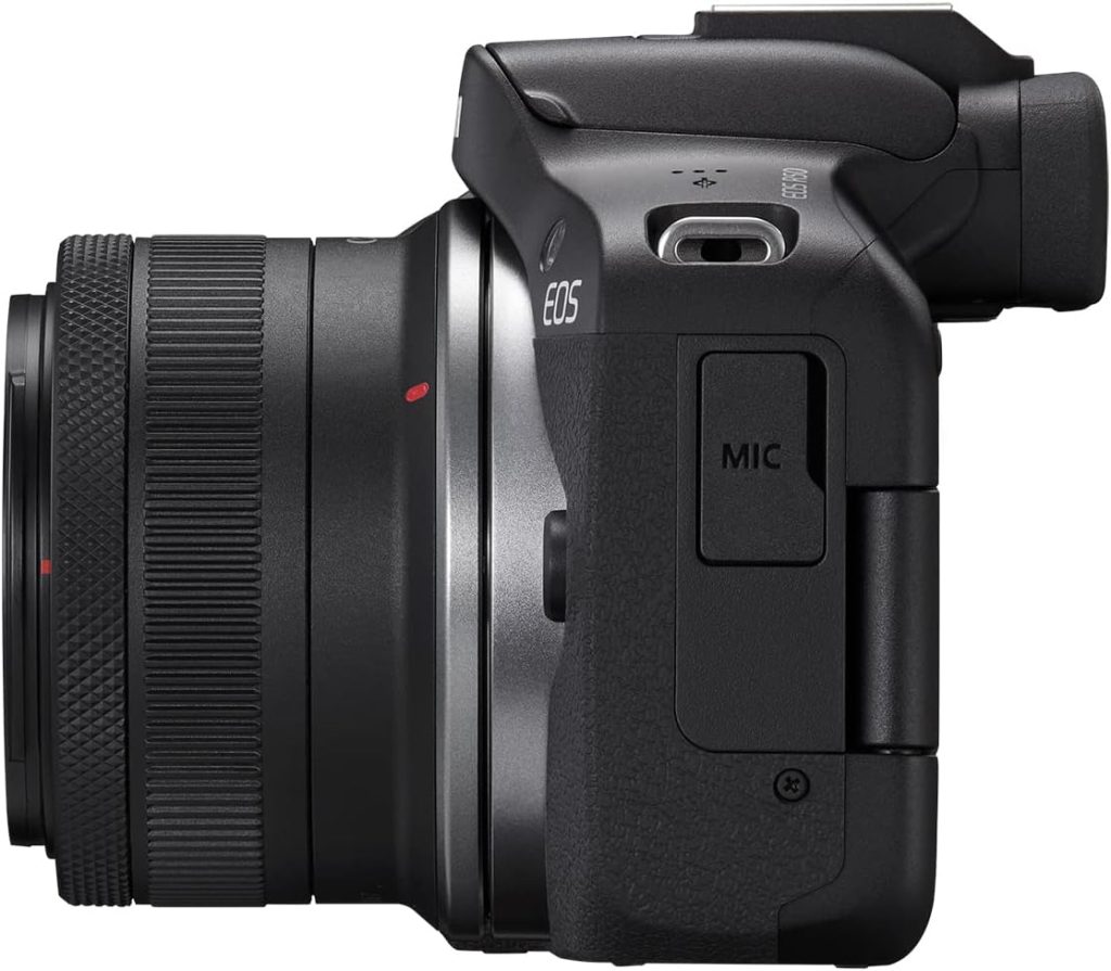 Canon EOS R50 Mirrorless Camera RF-S18-45mm F4.5-6.3 is STM Lens Kit