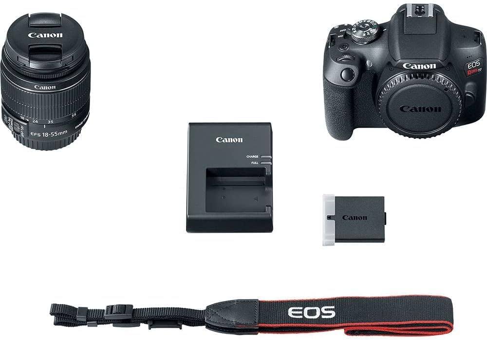 Canon EOS Rebel T7 DSLR Camera with 18-55mm Lens & Camera Bag Bundle