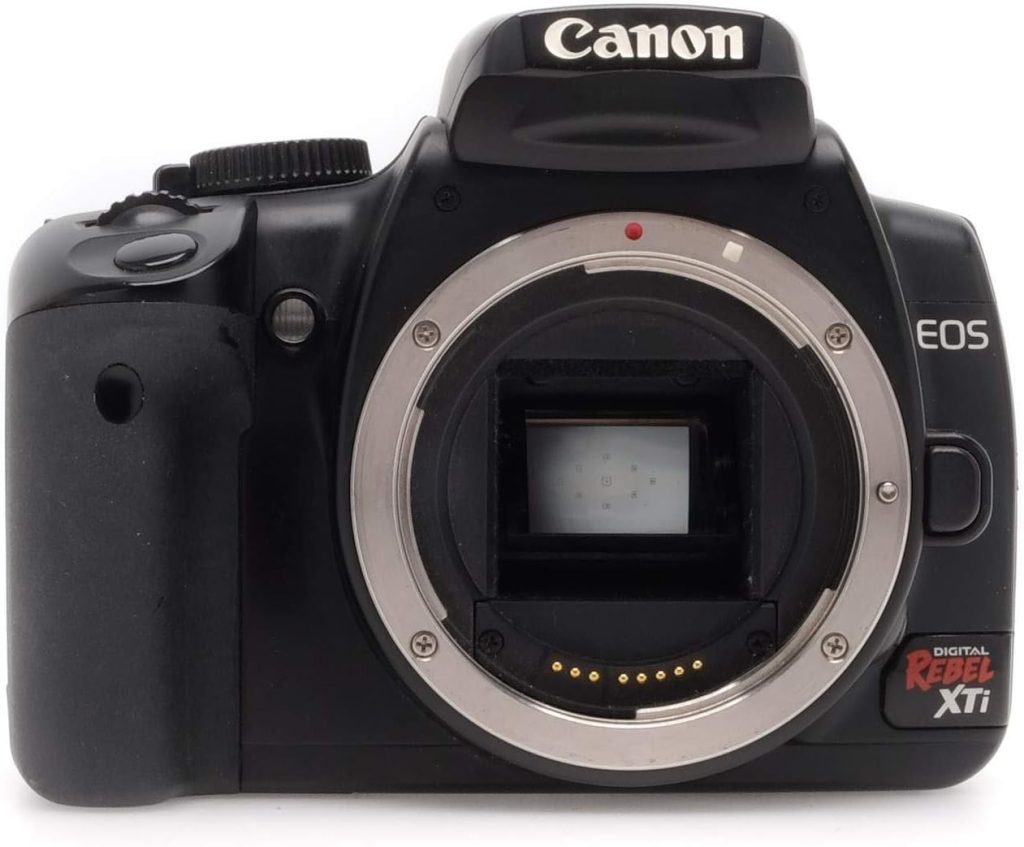 Canon Rebel XTi DSLR Camera with EF-S 18-55mm f/3.5-5.6 Lens (OLD MODEL)