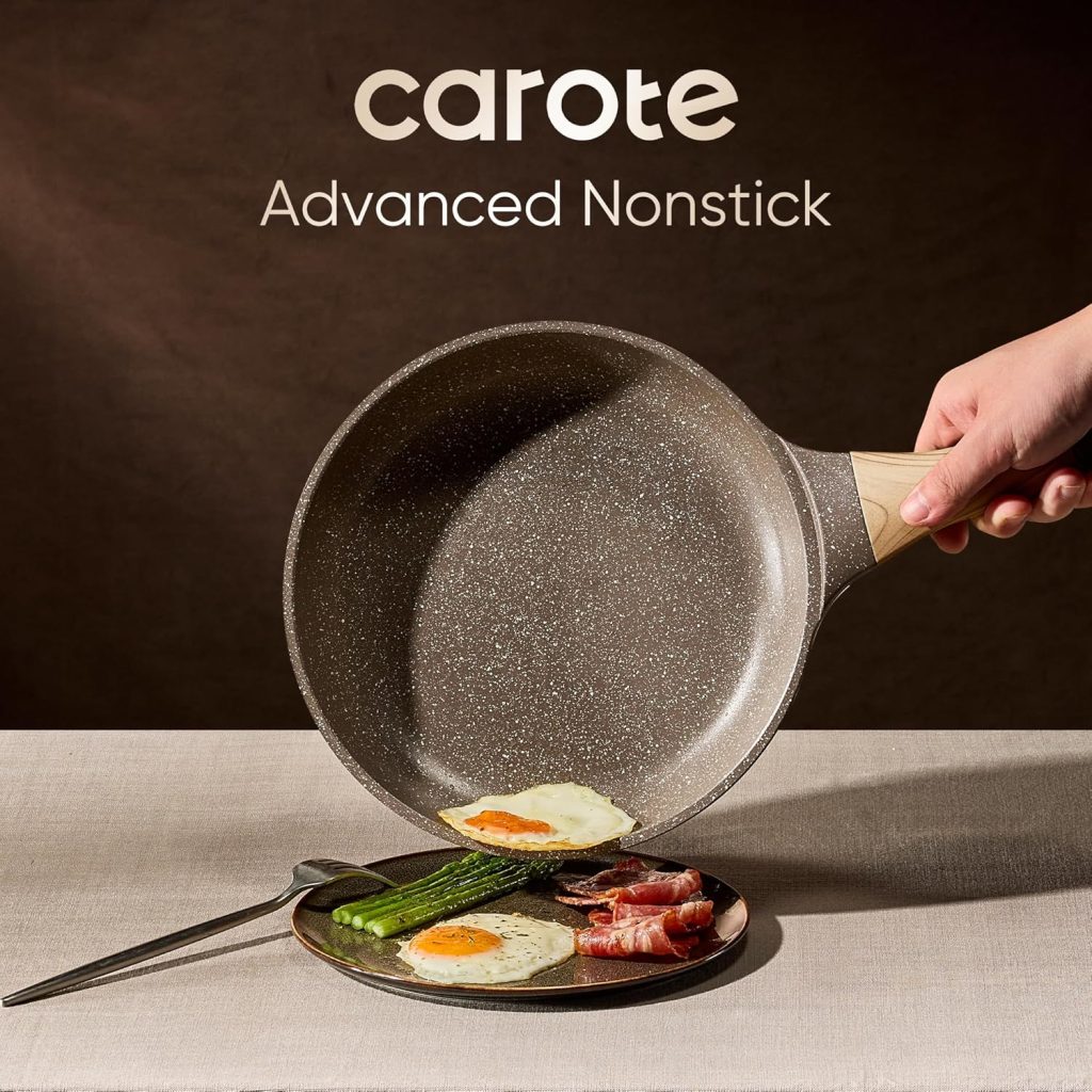 CAROTE 26pcs Pots and Pans Set Non Stick Cookware Sets