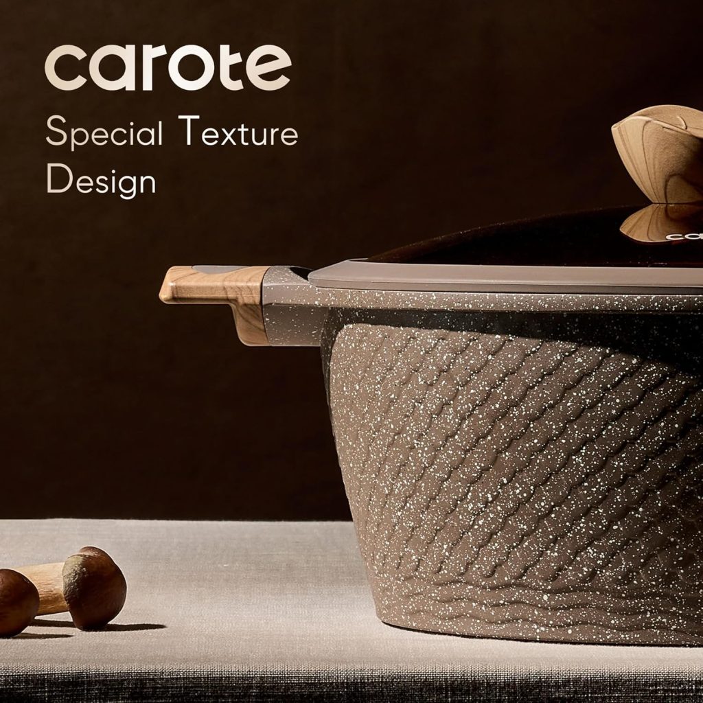 CAROTE 26pcs Pots and Pans Set Non Stick Cookware Sets