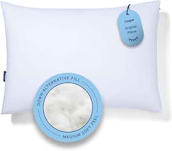 Casper Sleep Original Pillow – Standard Down-Alternative Bed Pillow