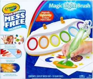 Crayola Color Wonder Magic Light Brush, Mess Free Painting for Toddlers