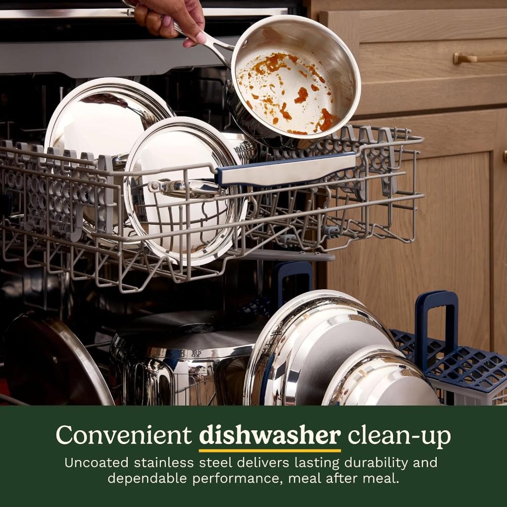 Cuisinart 17-Piece Chef’s Classic Stainless Steel Pots and Pans Set, 77-17N