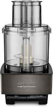 Cuisinart Food Processor 14-Cup Vegetable Chopper for Mincing, Dicing, Shredding, Puree & Kneading Dough, Black Stainless, DFP-14BKSY