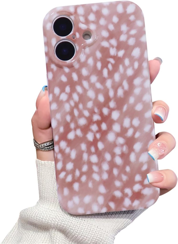 Cute Phone Case for iPhone 16 Case Fawn Deer Print