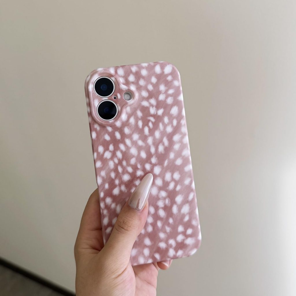 Cute Phone Case for iPhone 16 Case Fawn Deer Print