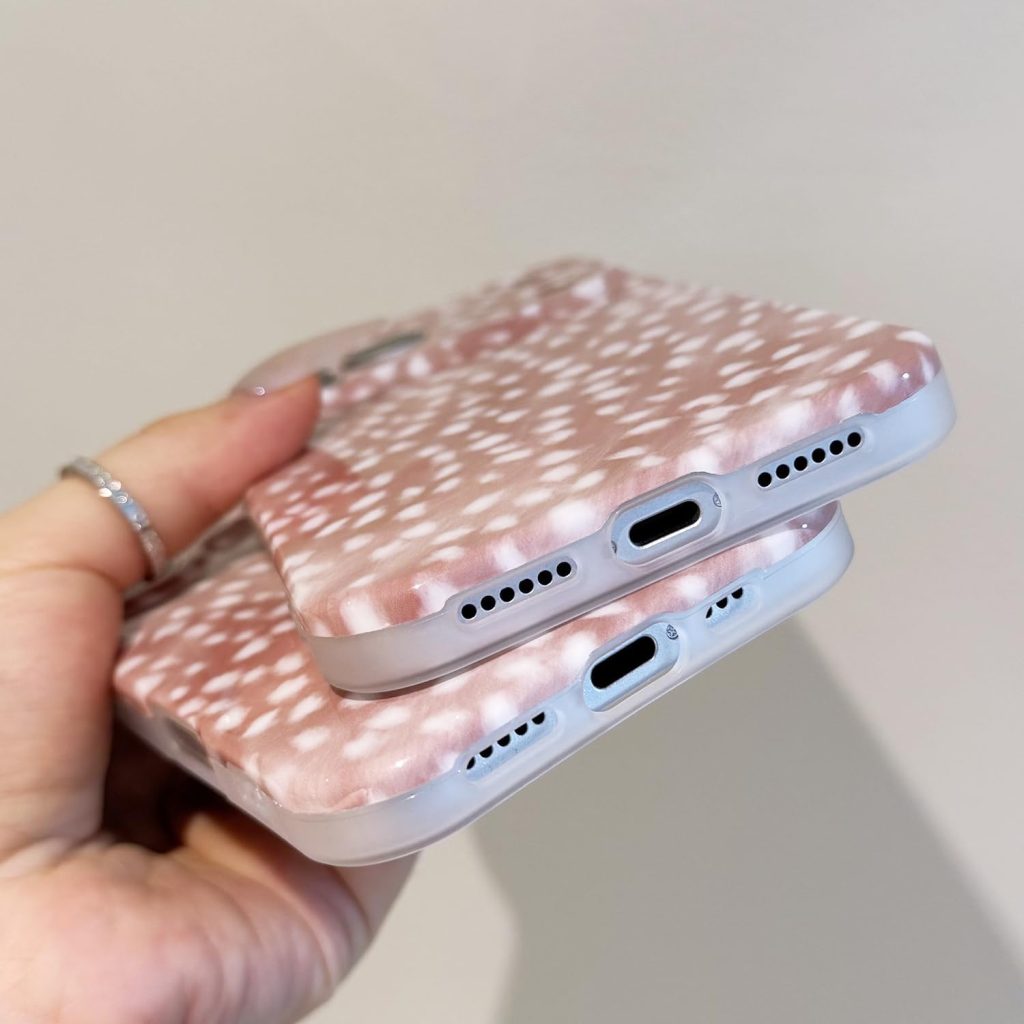 Cute Phone Case for iPhone 16 Case Fawn Deer Print