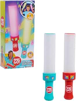 Danny Go! Color Beat Drumsticks – Light-Up Musical Drumsticks Toy