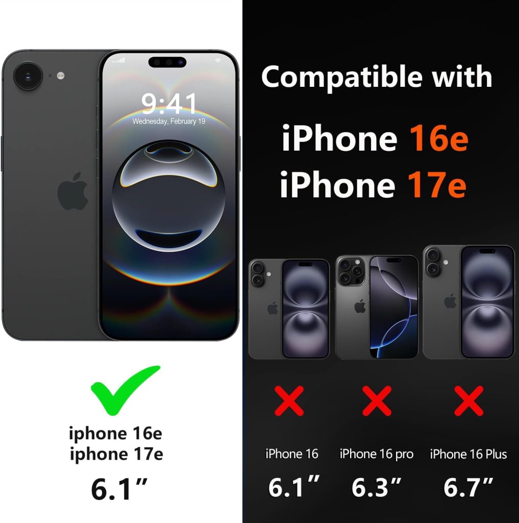 Diverbox for iPhone 16e Case & iPhone 17e Case (Shockproof) (Dropproof) (with Screen Protector ) Heavy Duty Protection Phone Cover (Blue)