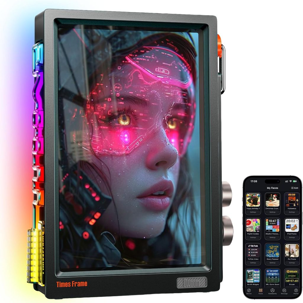 Divoom Times Frame 10.1-Inch WiFi 6 Digital Picture Frame & Desk Display