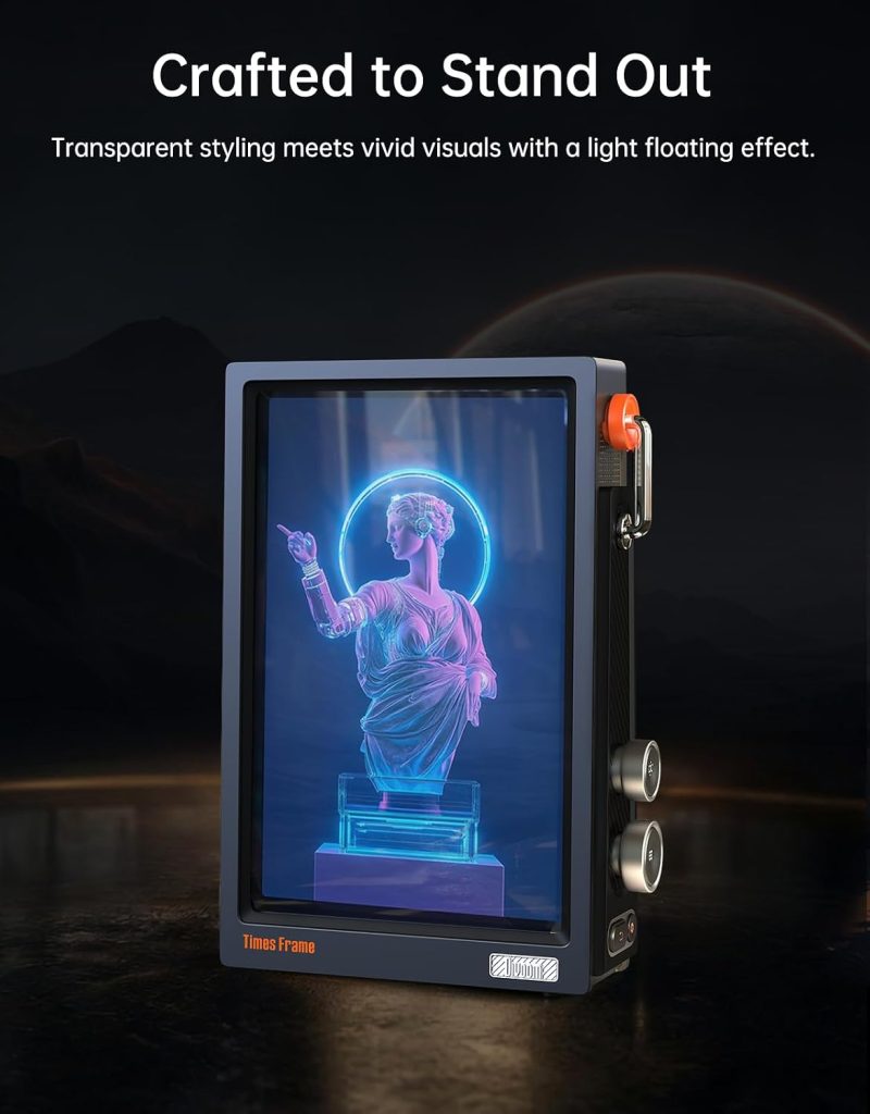 Divoom Times Frame 10.1-Inch WiFi 6 Digital Picture Frame & Desk Display