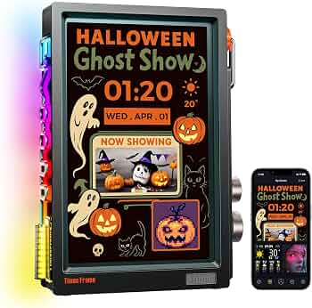 Divoom Times Frame Smart Desk Clock Display with Custom Faces & RGB Glow