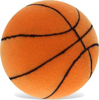 DolliBu Orange Basketball Plush Toy – Sports-Themed Squishy Ball – 3 Inches
