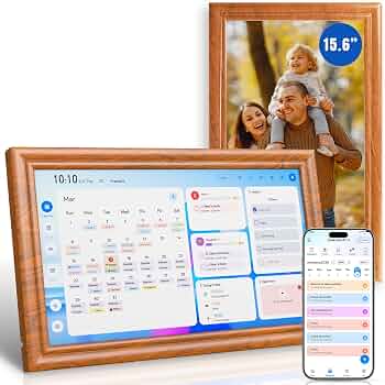 DP1503 15.6″Smart Digital Calendar&Chore Chart, Family Hub Planner