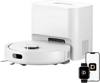 DREAME D20 Air Plus Robot Vacuum and Mop, 20,000Pa Powerful Suction