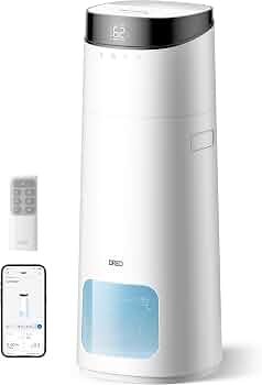 DREO 16L Smart Humidifier Large Room 1000 ft², 130H Runtime, 30dB, Top Fill