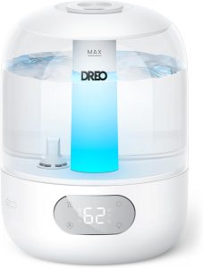 DREO 3L Humidifiers for Bedroom, 30H Runtime, 26 dB Quiet, New Edition