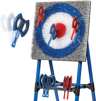 EastPoint Axe Throwing Game, Bristle Target, 8 Axes, Tailgate & Yard Game