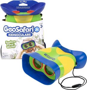 Educational Insights GeoSafari Kidnoculars – Toy Binoculars for Kids, Outdoor Toys for Kids Ages 4-8, Toddler Camping and Nature Toys, Lightweight Binoculars with Neck Strap, Bird Watching Gear