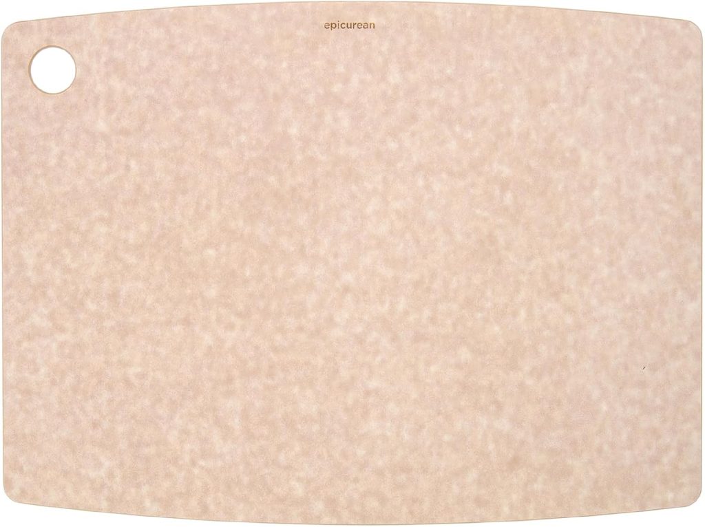 Epicurean Kitchen Series 8″ × 6″ Cutting Board, Non-toxic, Natural