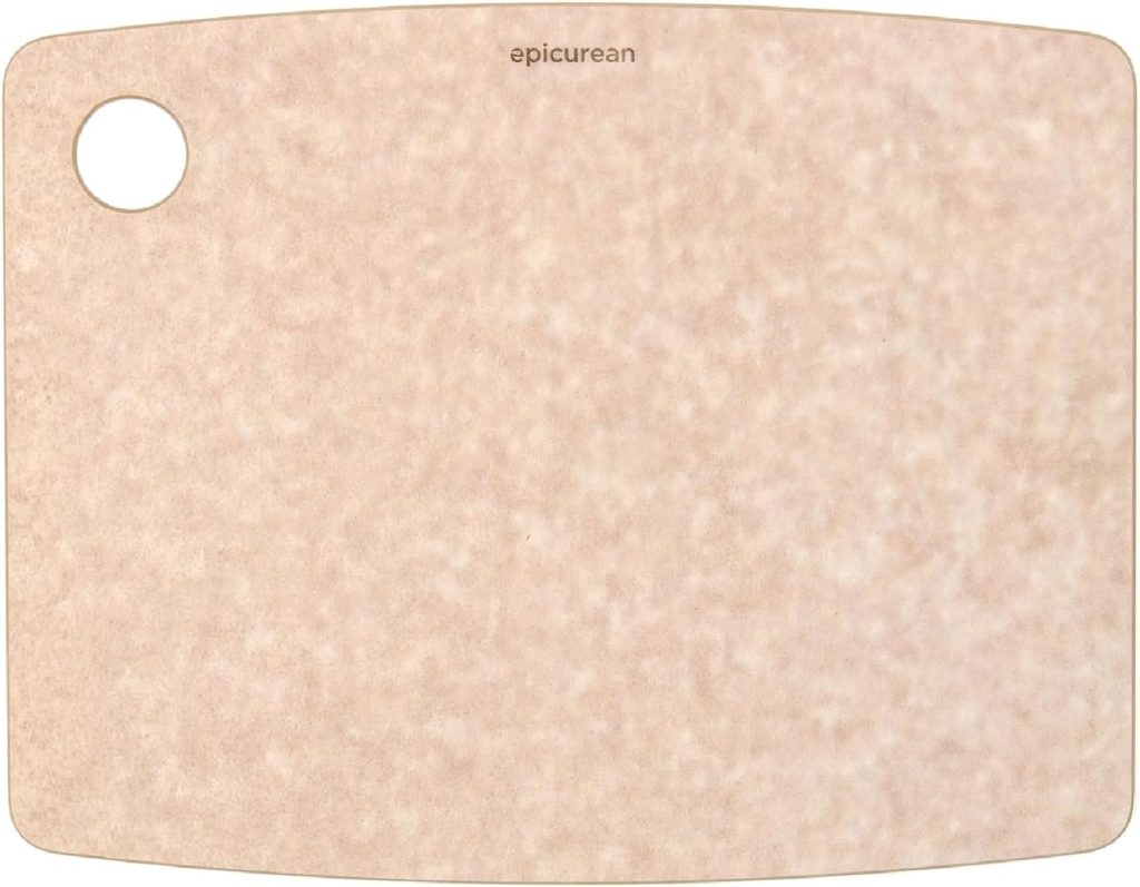 Epicurean Kitchen Series 8″ × 6″ Cutting Board, Non-toxic, Natural