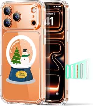 ESR Classic Hybrid for iPhone 18 Pro Max/17 Pro Max Case, Clear Christmas