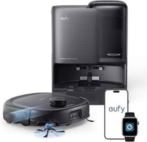 eufy E25 Robot Vacuum and Mop for Pet Hair, 20,000 Pa, HydroJet Roller Mop