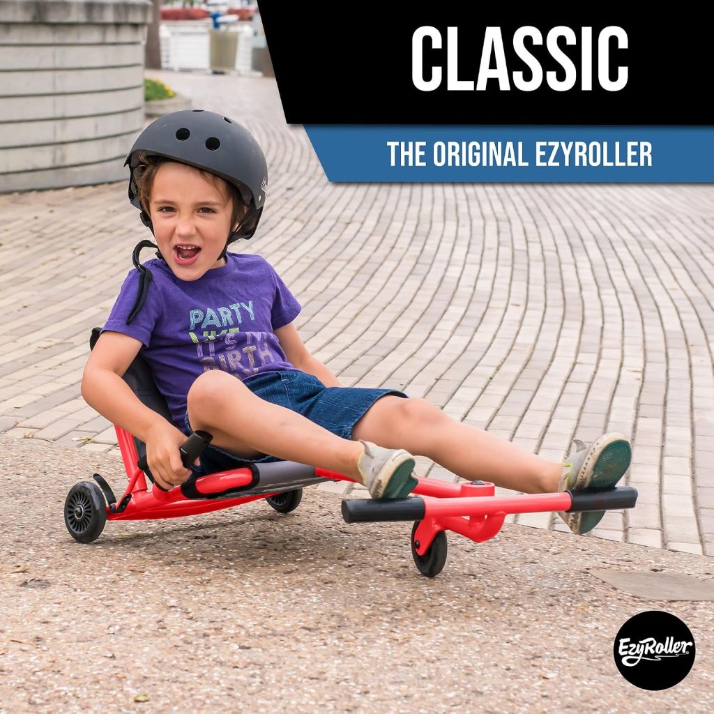 Ezyroller Classic Ride On Toy for Kids Ages 3-12+, Ideal Weight 35-100 lbs