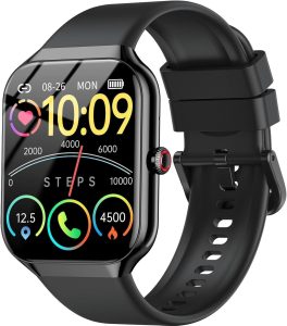 Fempoin Smart Watch for Women Men (Answer/Make Call),1.96″ SmartWatch, Fitness Watch with 100+ Sport Modes, IP68 Waterproof, Pedometer, Heart Rate/Sleep Monitor, Activity Tracker for Android iOS