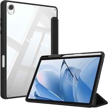 Fintie Clear Case for Samsung Galaxy Tab S11 11 Inch 2025, Black