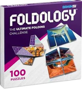 FOLDOLOGY – Origami Puzzle Game, Brain Teasers for Kids & Adults, Ages 10+
