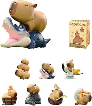Forest Capybara Blind Box Figures, Random Design Action Figure