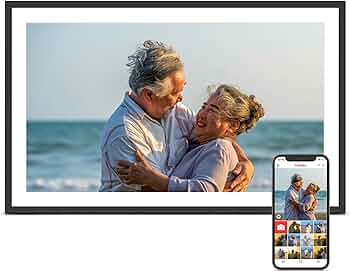 Frameo 15.6” Digital Picture Frame, Digital Photo Frame WiFi Large Display