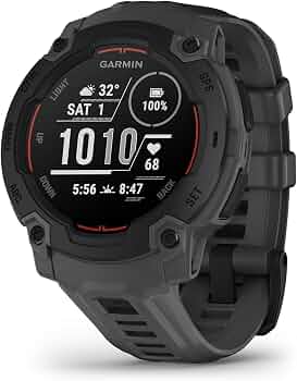 Garmin Instinct® E, Rugged GPS Smartwatch, 45mm, Charcoal