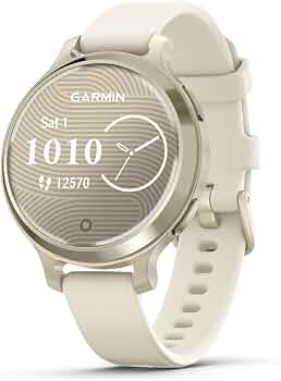 Garmin Lily® 2 Active, Small & Stylish GPS Smartwatch, 38mm, Bone