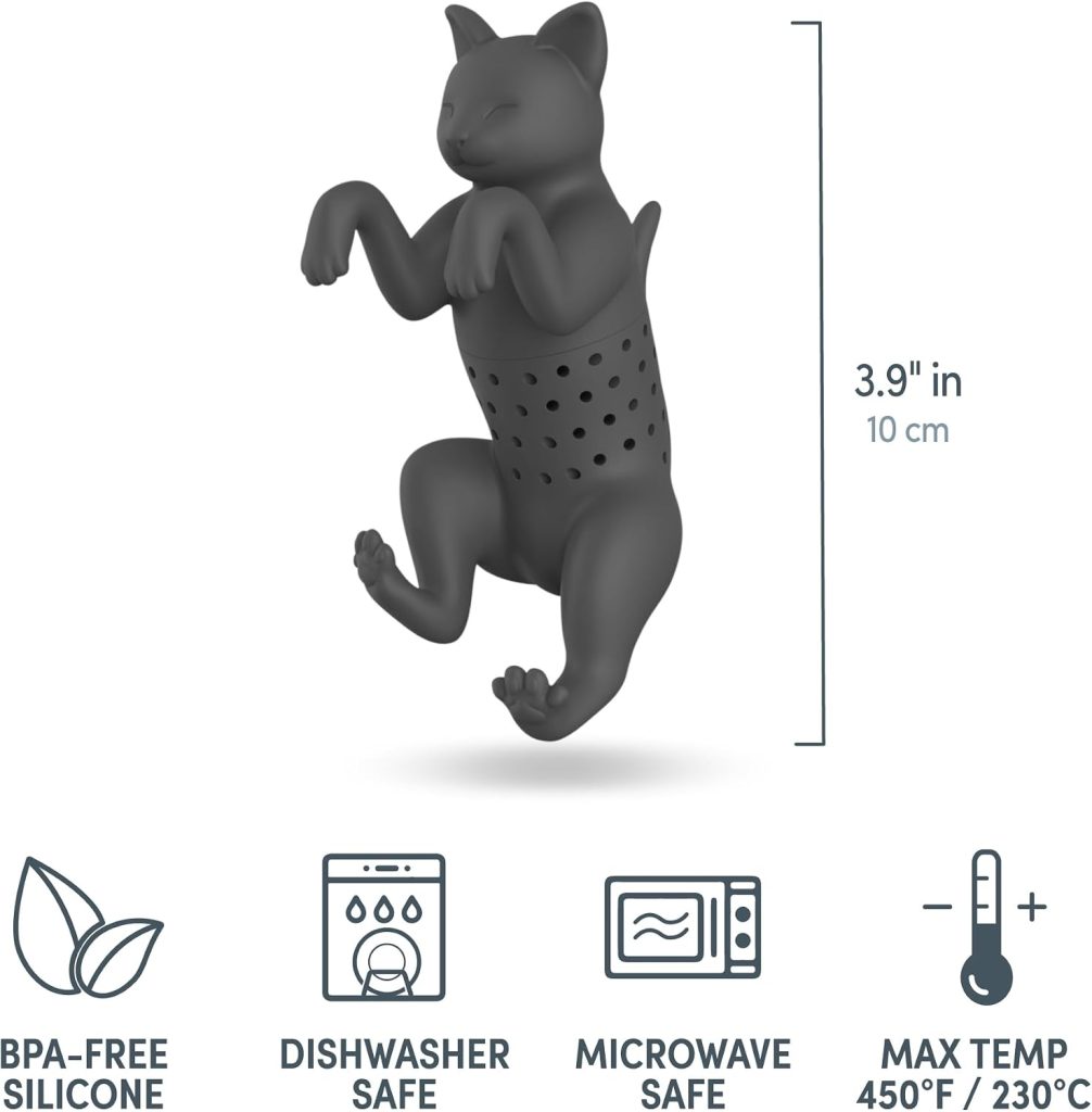 Genuine Fred PURRTEA Cat Silicone Tea Infuser
