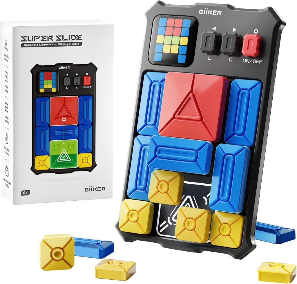 GiiKER Super Slide Puzzle Game, 500+ Challenges, STEM Toy for Ages 6+
