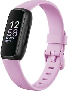 Google Fitbit Inspire 3 – Lilac Bliss/Black – Small and Large Bands