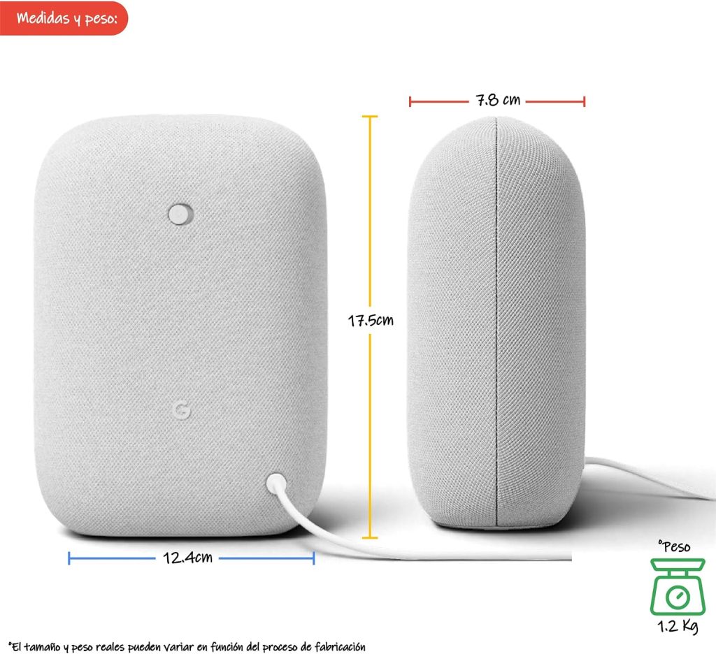 Google Nest Audio (3-Pack) Smart Speakers – Multi-Room Wireless Home Speaker Bundle with Bluetooth, Wi-Fi, Assistant, Stereo Sound, Voice Control & Smart Home Integration