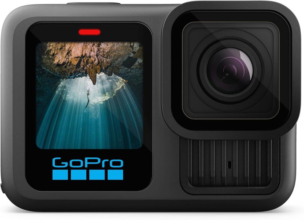 GoPro HERO13 Black Extended Power Bundle – Includes Dual Battery Charger, 3 Enduro Batteries, 64GB SanDisk microSD Card, Camera Case