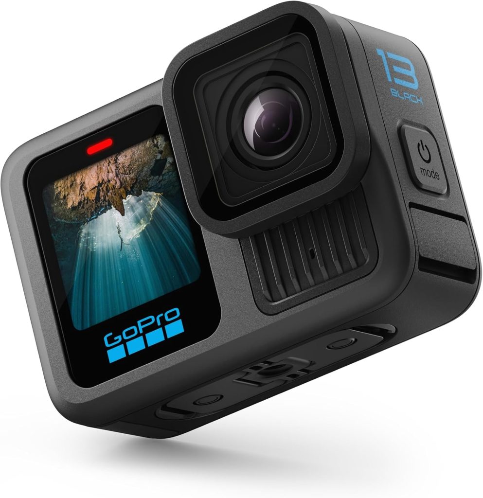 GoPro HERO13 Black Extended Power Bundle – Includes Dual Battery Charger, 3 Enduro Batteries, 64GB SanDisk microSD Card, Camera Case