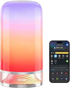 Govee RGBIC Smart Table Lamp 2, Touch Bedside Small Table Lamp (Corded)