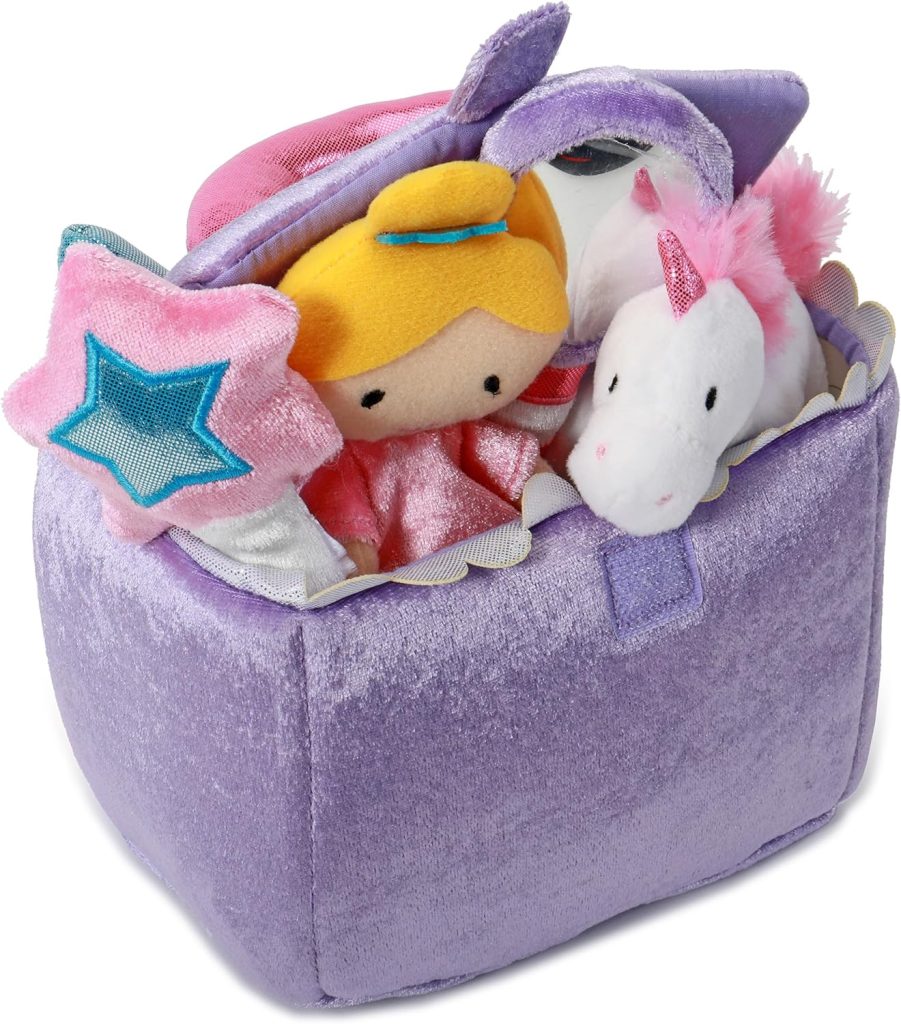 GUND Baby Princess Castle 5-Piece Sensory Plush Toy Playset for Babies