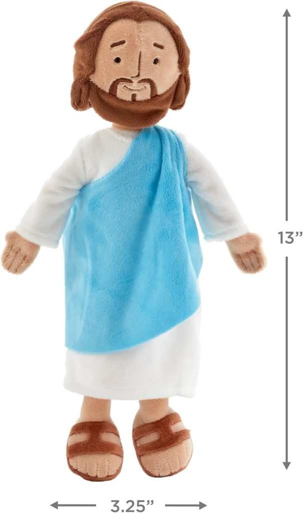 Hallmark My Friend Jesus Plush Plush (13″ Small Religious Doll for Kids)