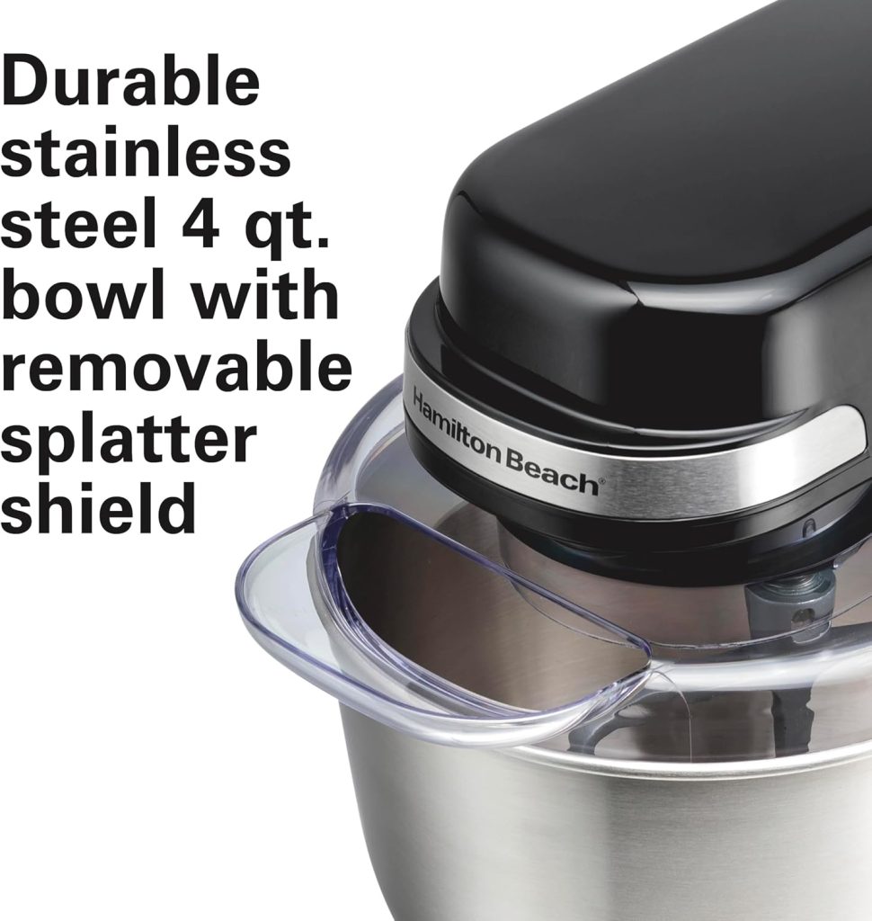 Hamilton Beach 4 Quart Electric Stand Mixer With 7 Speeds