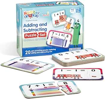 hand2mind Numberblocks Adding and Subtracting Puzzle Set, Ages 3+