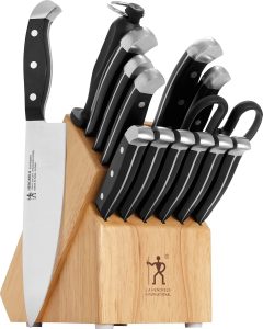 Henckels Statement 15 pc Knife Block Set, Razor-Sharp, German Engineered
